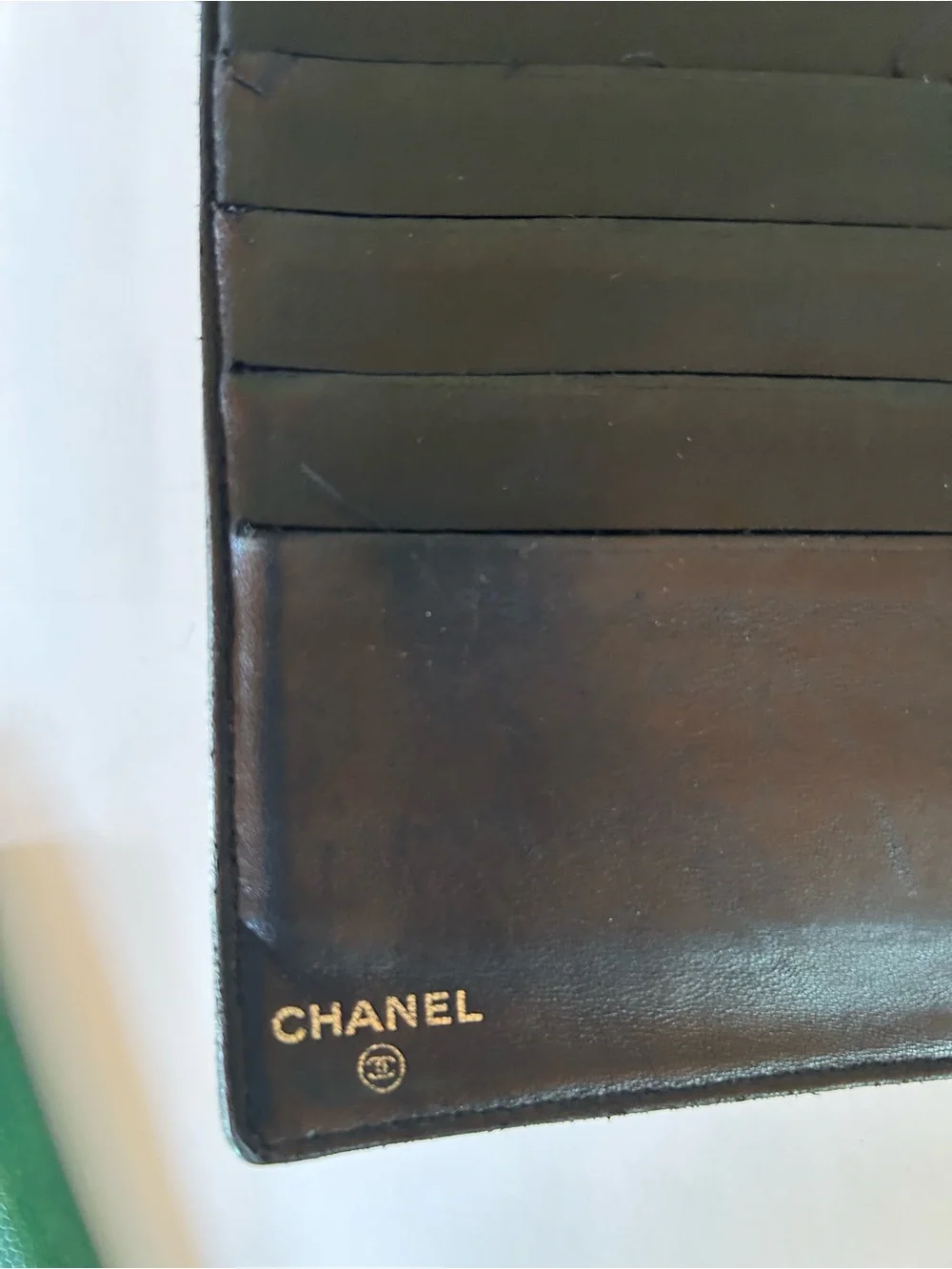 Vintage Chanel Black Caviar Wallet